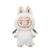 Pop Mart The Monsters Labubu Zimomo Angel In Clouds Figure With Tote Bag