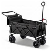 Collapsible Folding Camping Wagon with Locking System Tire