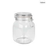 Willow Clip Top Glass Jars Perfect for Dry Food, Coffee Beans & Tea Bags 1000ML (24Pc/Ctn)