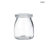 Willow Clear Glass Jars With PE Lids, Glass Yogurt/Pudding/Jam/ Jelly/ Honey Container 100ml (120Pcs/Ctn) (Copy)