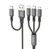 BUDI DC203T512B – 2.4A FASTER MULTI CHARGING CABLE 6 IN 1