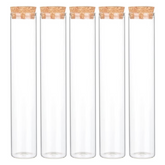 10Pcs 100ml Glass Tubes Bottles With Cork Stoppers - Willow