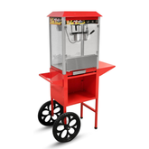 Olmecs 8 Ounce Commercial Popcorn Maker with Cart