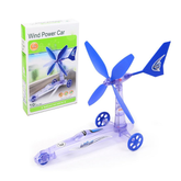 emma DIY STEM Intelligence Toys for Children Wind Powered Vehicles Puzzle Experiment