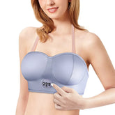 Breast Massage Bra with Vibration - Chest Massager for Enhancement, PU+Cotton, Health Care