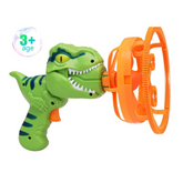 Dinosaur Bubble Gun Bubble Machine with Double Layer Bubble Maker