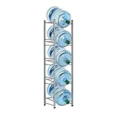 Water Bottle Rack Storage 5 Tier Shelf System Stand For 5 Gallon Durable Holder