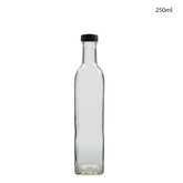 Willow Square Clear Olive Oil Bottle 250ml (48Pcs/Ctn)