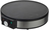 MEBASHI Crepe Maker, 30 cm, Black (1200W) Non-Stick Coating (ME-CRP334)