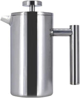 Olmecs 800ml French Press Coffee Maker, Sturdy Insulated Coffee Press, Stainless Steel Mini Camping Coffee Make