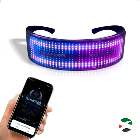 Smart LED Party Glasses with Mobile App Control