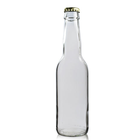 Wholesale 330ml Brown Glass Bottle With Caps 80 Pcs Carton