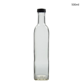 Willow Square Clear Olive Oil Bottle 500ml (24Pcs/Ctn)