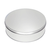 12Pc-Pack Empty Round Metal Tins (20x6.5 Cms) - Willow