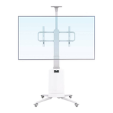 Motorized Versatile Professional Mobile Cart for Extra Large TV Smart Board and Video Conference Room Solution