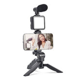 Plokama PK-773 Video Making Tripod Kit With LED Light, Microphone & Wireless Remote