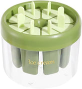 Olmecs 8 Pieces popsicle molds Homemade ice pop mold Popsicle Maker Easy Release Ice Cream Molds Reusable DIY popsicle maker (Green)