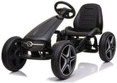 Techplus Go Kart for Kids, 4 Wheel Pedal Powered Racer Car, Pedal Go Kart with Music & Horn