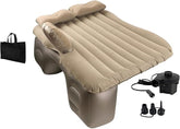 Luxury Inflatable Car Air Mattress with Back Seat Support & Pump Black – Ideal for Road Trips, Camping, and Travel