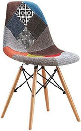 Olmecs Assembled Modern Style Dining ChairS Mixcolor Set of (4)