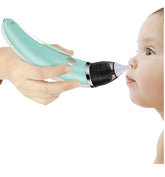Baby Nasal Aspirator Electric Safe Hygienic Nose Cleaner for Newborns and Toddlers (Green)