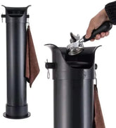 Espresso Coffee Knock Box for Barista Commercial Knock Box for Espresso Coffee Grounds Floor Standing Knock Box with 25pcs Garbage Bags