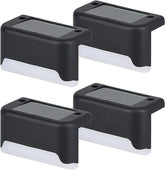 Solar Deck Lights Outdoor 4 Pack, Solar Step Lights Waterproof Led Solar Lights for Outdoor Stairs