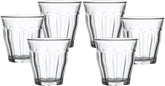 Liying Piccolo Coffee Cups Set of 6 Clear Glass Cups 90ml