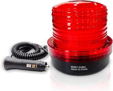 Olmecs Rotating Warning Strobe Light with 64 LED,12-24V Beacon Magnetic Emergency Flashing Warning Safety Lights for Construction Vehicles
