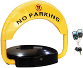 Olmecs Solar Parking Barrier With Remote Control | Anti Interface Car Parking Barrier - Yellow & Black