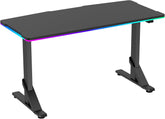 Navodesk Gaming Desk with Dynamic RGB Lights (Black, 133 x 60 CM)
