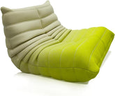 Navodesk NAVO CloudCouch, Single Seated Foam Sofa Floor Gaming Sofa (InfinityWeave, CORAL YELLOW - Sofa)
