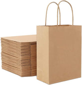 Willow 250 Pieces Kraft Paper Bags with Twisted Handle 33x34x18cm (250Pc / Box)