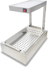 Commercial French Fry Warmer Infrared Strip Heat Lamp Fries Warmer Station