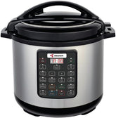 MEBASHI Japan 1600W 12L Digital Electric Pressure Cooker (1600W) Black (ME-PC812)