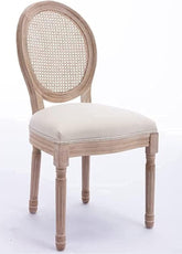 Olmecs Mordern Solid Wood Dining Chair for Kitchen (beige)