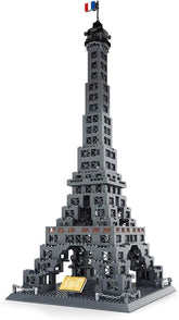 Architecture Eiffel Tower Building Blocks Set, Educational Learning Building Blocks Toy for Kids Age 6+, or Adult(1002PCS)