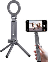 Magnetic Phone Tripod Stand, Aluminium Mini Tripod for Phone