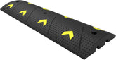 Olmecs Reflective Traffic Safety Speed Ramp with 2 Channel Cable Protector