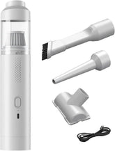 Portable Mini Vacuum Cleaner Cordless, USB Rechargeable Handheld Vacuum with HEPA Filter