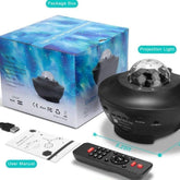 Night Light Baby Star Projector, Bluetooth music laser light