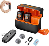 Hohem MIC-01 Wireless Lavalier Microphone | 2 TX+1 RX + Charging Case