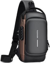 Anti-theft Crossbody Bag - PU Leather Crossbody Shoulder Bag