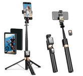 Cl-07 New Selfie Stick With Fill Light Extendable Selfie Stick Tripod for Phone with Display Screen and Remote Control