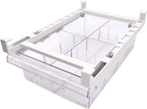 Olmecs Pull-out Refrigerator Organizer Bins - Fridge Drawer Organizer with Handle