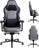 Navodesk APEX AIR, Ergonomic Gaming Chair (CLOUD LEATHER - M, ULTIMATE GREY)