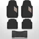 5 Pcs Set Car Floor Mats, Premium Rubber Anti-Slip Waterproof Car Mats with Cargo Liner 74 x 49cm