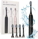 Necomi Sonic Electric Toothbrushes, USB Rechargeable Ultrasonic Tooth Brush with 4 Brush Heads