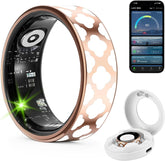 Smart Ring for Men Fitness Tracker with Heart Rate