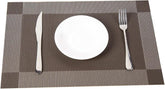 Simple PVC Dining Table Mat, Insulation Mat for Home, Restaurant, Hotel (10Pc Set)
